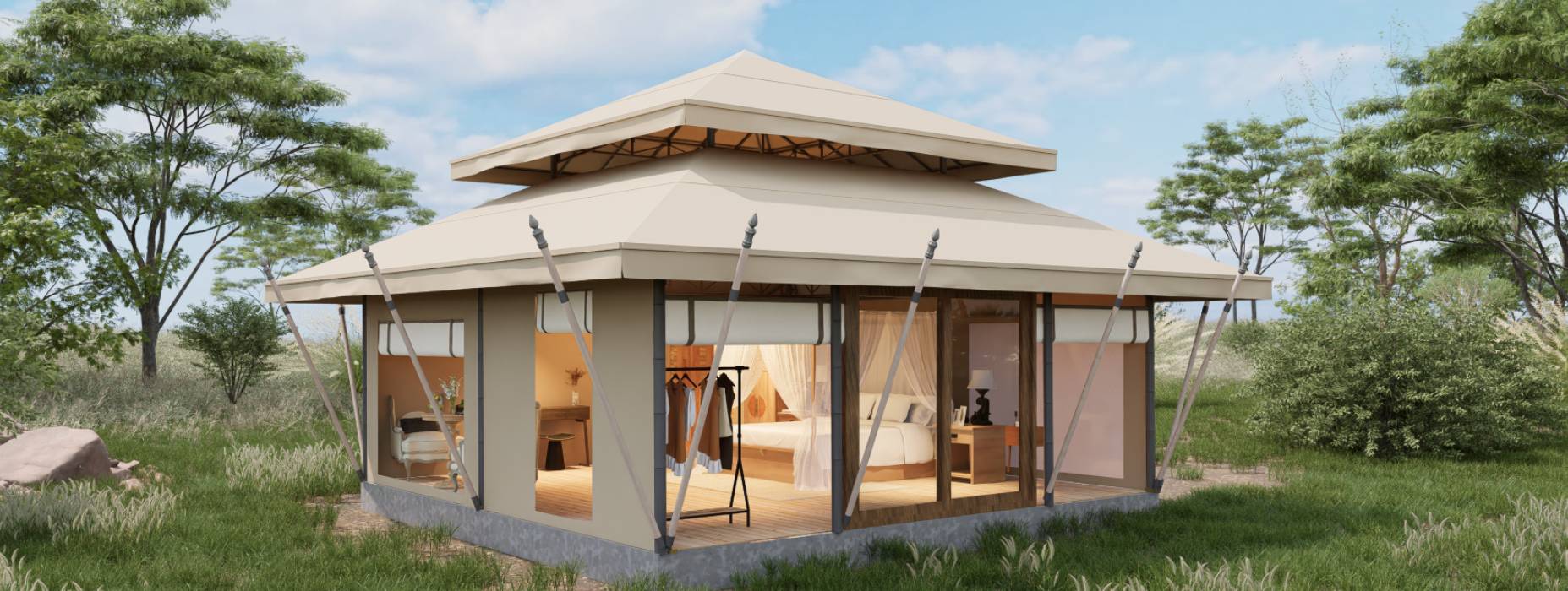 仁和区户外野奢帐篷